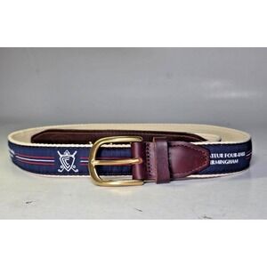 YRI Golf Belt Size 34 USGA U.S. Amateur‎ Four-Ball CC of Birmingham Solid Brass